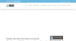 Desktop Screenshot of dwyerplumbing.com